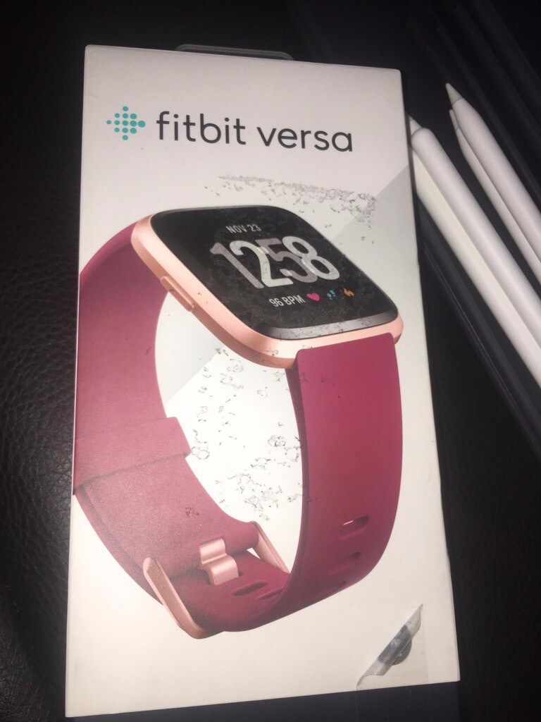 ruby and rose gold fitbit versa